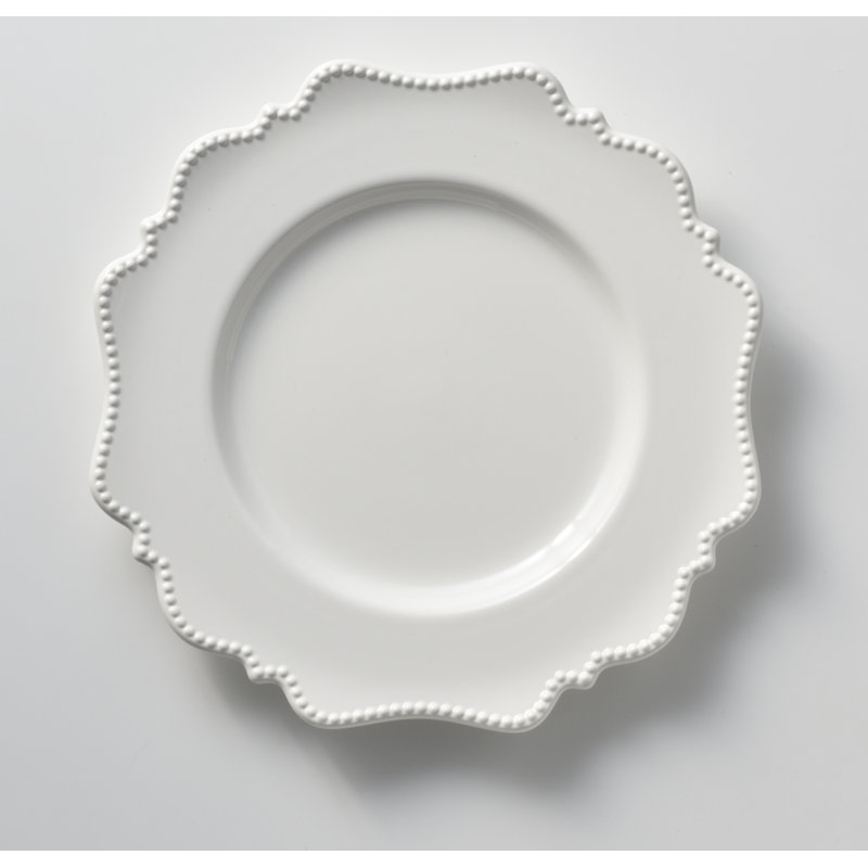 Red Vanilla Pinpoint 11" Dinner Plate