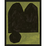 Module On Green 3 By Michael Kempen - Framed Wall Art