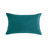 (Covers With Inserts) Set of 2 Rectangular Velvet decorative Throw Pillows size 12"x20"-495398242