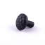 Iron Cabinet Knob Black Round Cobble Stone Design Cabinet Hardware