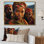 Tribu africaine Cielke, portrait de Xhosa II sur toile