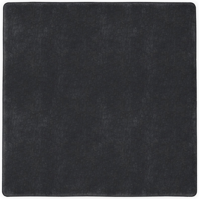 Gray Microfiber Oversized Square Accent Ottoman