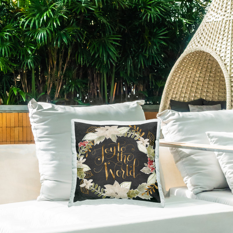 Coussin d'extérieur Joy To The World