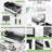 2-Tier Stainless Steel Dish Drying Rack With 360° Rotatable Drain Spout, Kitchen Counter Dish Drainer With Cup Holder And Non-Slip Base