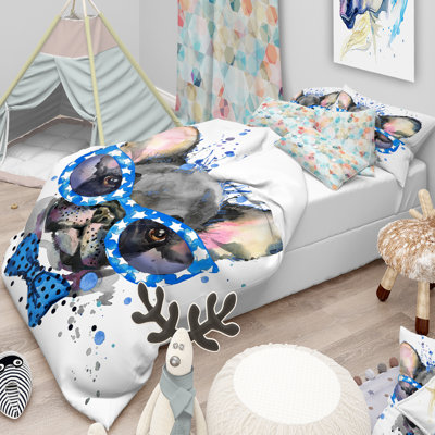 Ensemble de housse de couette moderne et contemporaine