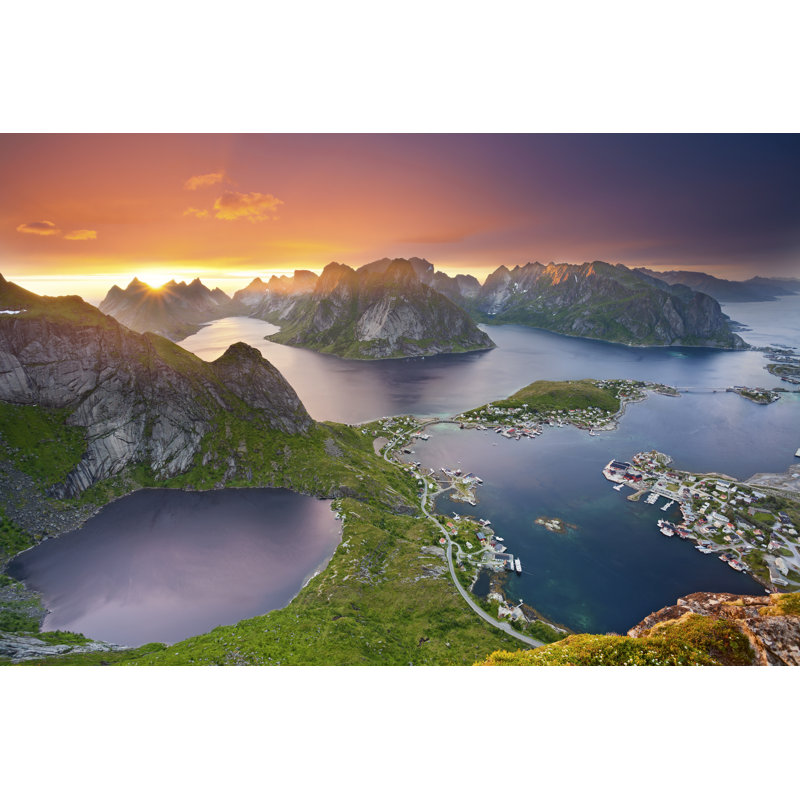 Lofoten Islands - Wrapped Canvas Print, 30cm H x 46cm W x 3.8cm D