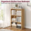 Bibliothèque à 3 tablettes, bibliothèque haute en bois et étagères, étagères à cubes à 3 niveaux, étagère de rangement multifonctionnelle pour bibliothèque de chambre à coucher, bureau à domicile-86440077