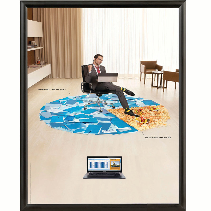Black Aluminum Snap Open Wall Poster Frame
