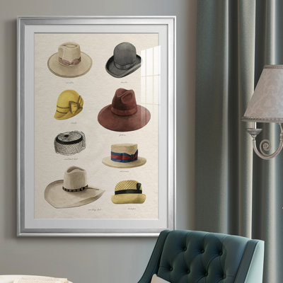 Vintage Hats II - reproduction de cadre photo