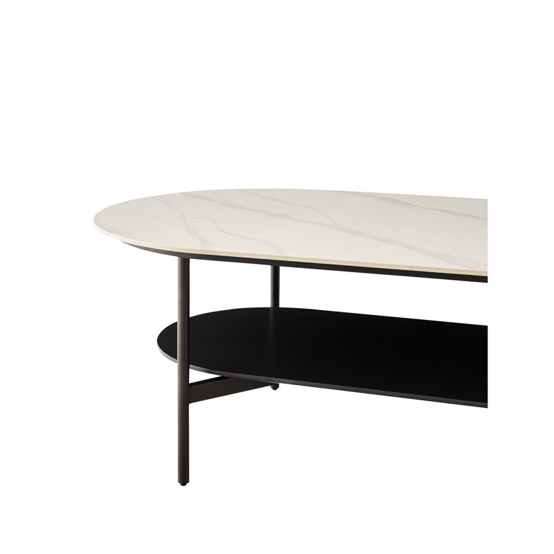 Table basse en céramique pour le salon - Combine style et fonctionnalité pour une pièce maîtresse élégante