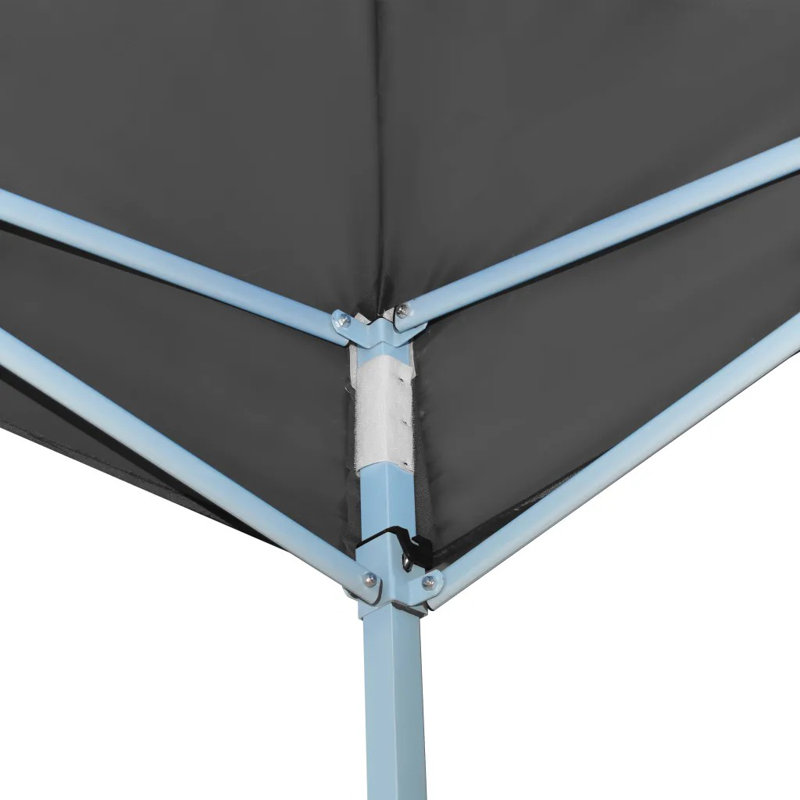 9m x 3m Steel Pop-Up Party Tent, Anthracite