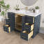 Ensemble de meuble-lavabo autoportant avec rangement 48 po