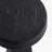 Johari Round Pedestal Table Top with Black Living Room End Table-1028559763