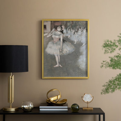 Impression de portrait rétro Vintage XXVII, reproduction encadrée - bois massif