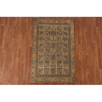 Garden Design Traditional Area Rug 3x5