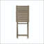 Chaise de salle à manger pliante en bois d'acacia avec finition huilée résistante aux intempéries (ensemble de 2)-130117408