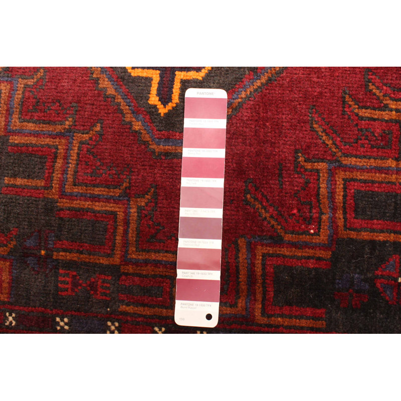 Rizbaft Red Rug 3'9" x 5'9"