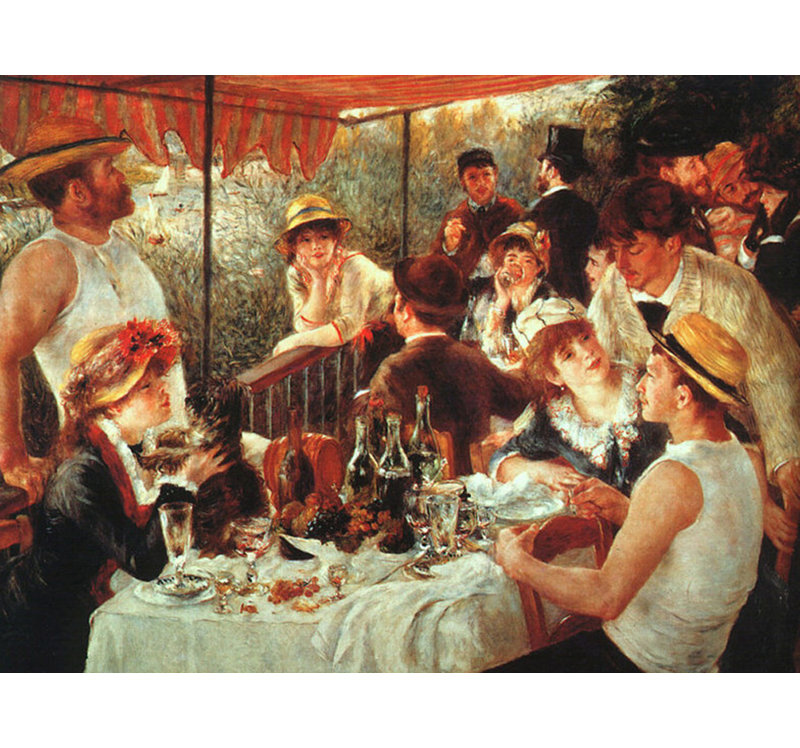 «Luncheon Of The Boating Party», H 13 po x l 18 po