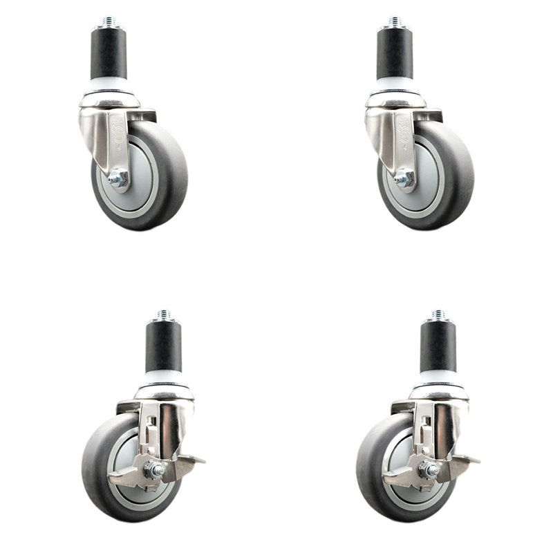 Thermoplastic Rubber Casters