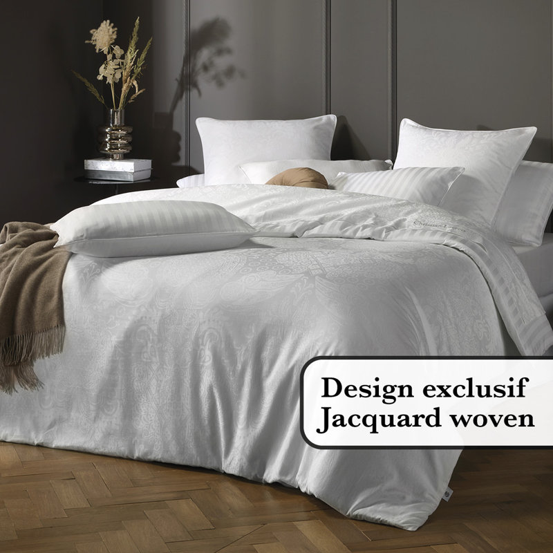 CXL By Christian Lacroix Damask Duvet Cover Set with Pillowcases, Kingsize - 2 Pillowcases (63 x 63 cm)