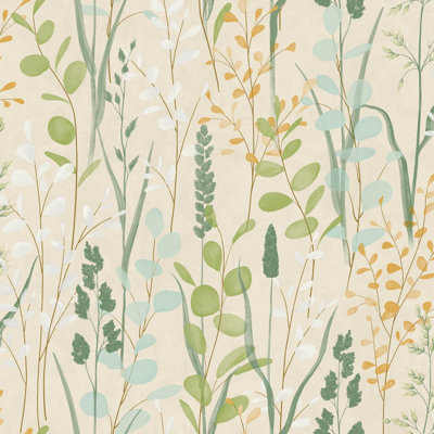 Karuna Collection Meadow Leaf Wallpaper Roll