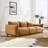 Copious Performance Velvet Sofa In Cognac-1450985696