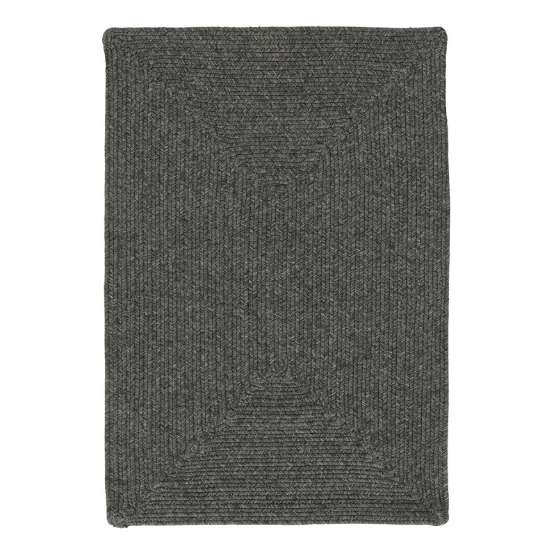 Benitez Solid Colour Hand Woven Area Rug, Rectangle 122 x 183cm
