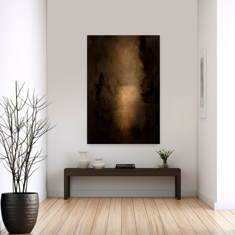 Art contemporain contemporain abstrait, H 60 po x l 40 po