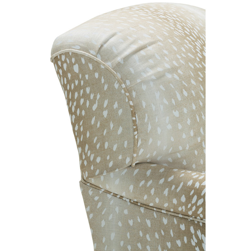 Marleigh Armchair, Wheat Linen (11168-58), Chocolate