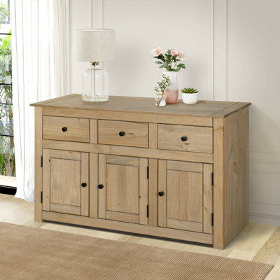 Adelman 134cm Solid Wood Sideboard