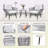 Barrantes 2 - Person Rattan Seating Group with Cushions