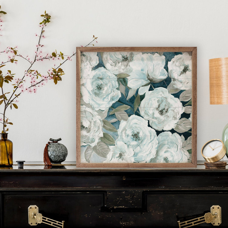 «Bold And Blue» par Carol Robinson, H 16 po x l 16 po