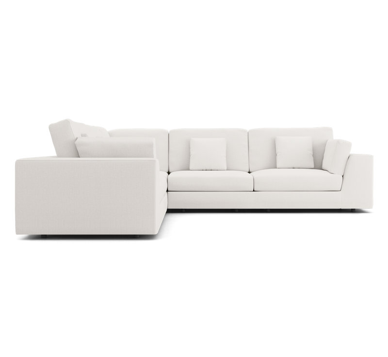 Ensemble de canapé modulaire Perry 01, Tissu craie