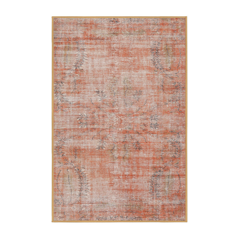 Gaiser Wool Floral Indoor Rug, Rectangle 2' x 5'