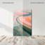 Peach Sand Abstract Canvas Print by Oliver Gal, Black Frame, 10 x 15-392699232-392699261