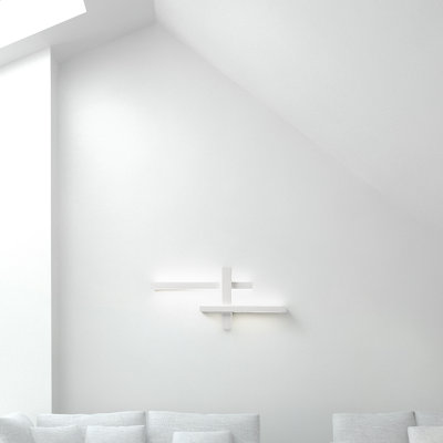 Fierro Gypsum LED Flush Mounted Sconce
