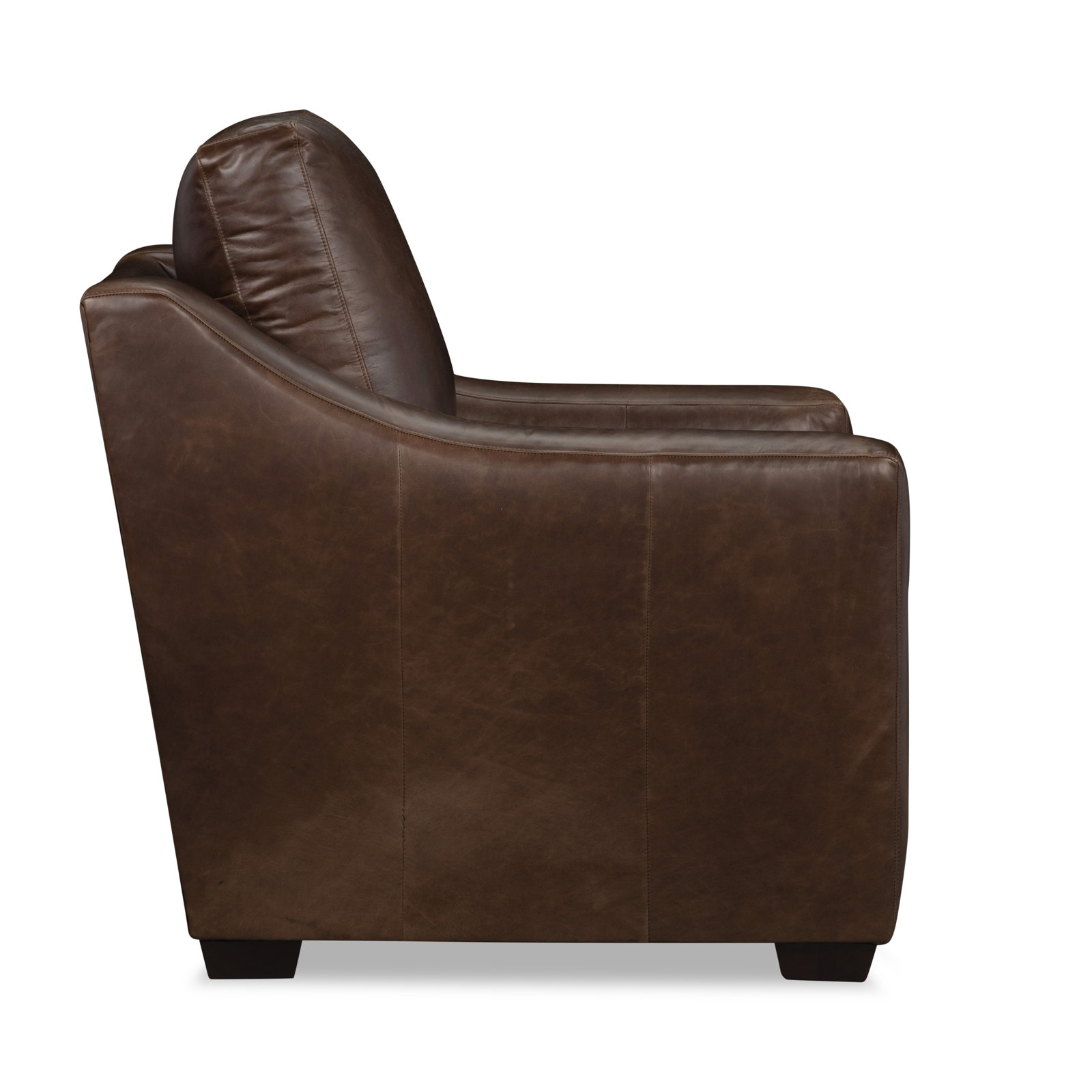 Cranbrook Armchair, Bistro Rustic Genuine Leather