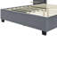 Grand lit plateforme tapissier avec grande tête de lit, mobilier de chambre à coucher, velours, cadre de lit-1105429280