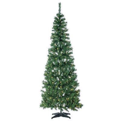 Lighted Artificial Fir Christmas Tree