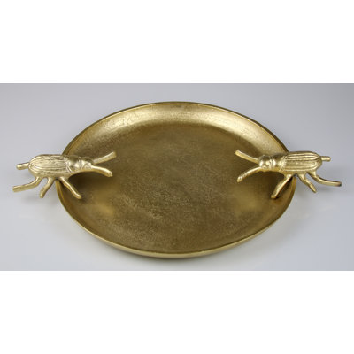 Whisnant Handmade Metal Decorative Plate - Set of 1