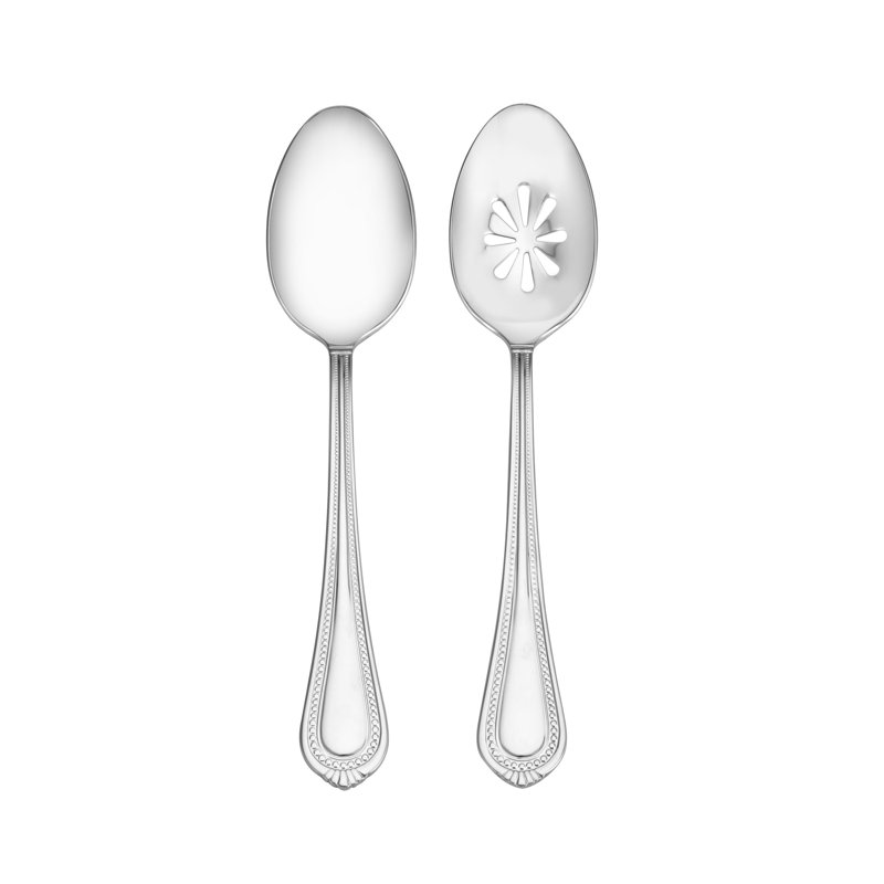 Mikasa Regent Bead 65-Piece 18/10 Stainless Steel Flatware Set, Service for 12 - Thumbnail 5