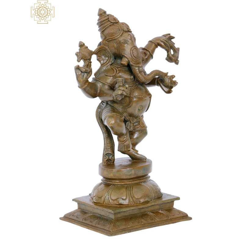 Figurine Madhuchista Vidhana dansante Ganesha