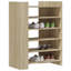Shoe Cabinet 74.5X37.5X100 Cm Engineered Wood-673456751