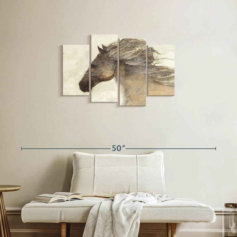 Abstract Horse, 22" H x 36" W