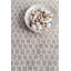 Tapis gris / crème touffeté à la main Lonzell-332546375