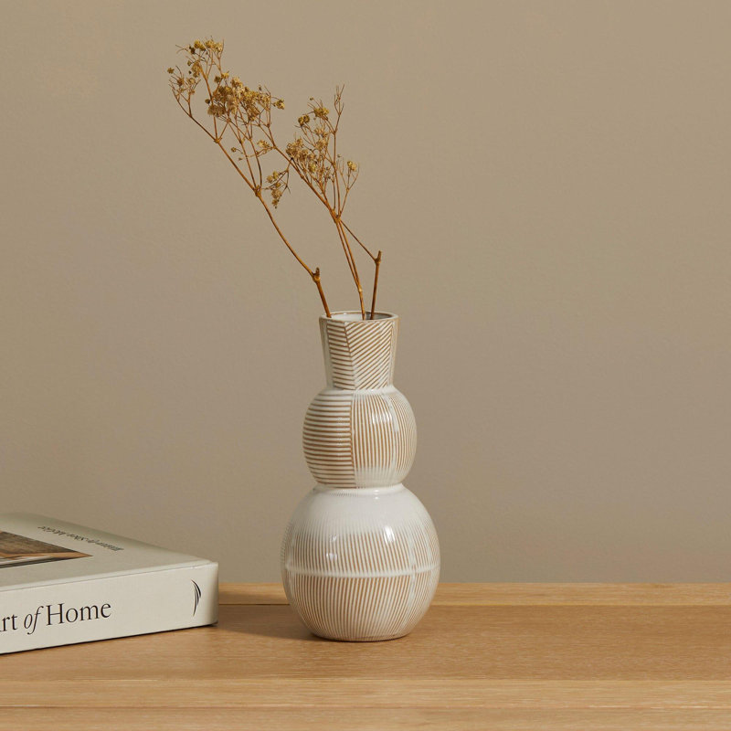 Souri Ceramic Table Vase, 20" H x 10" W x 10" D