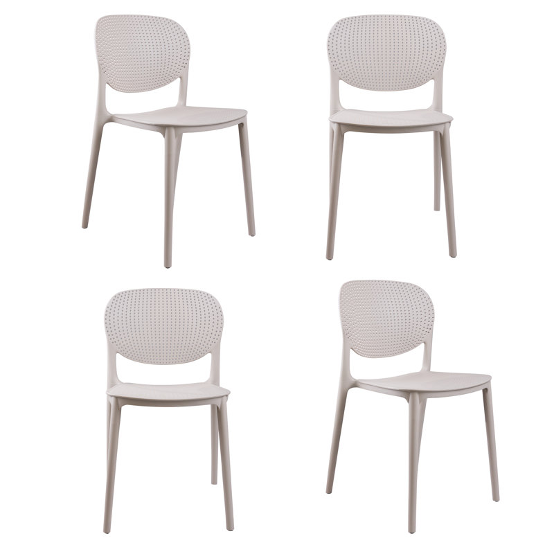 Chaise de salle à manger Bexhet, Beige