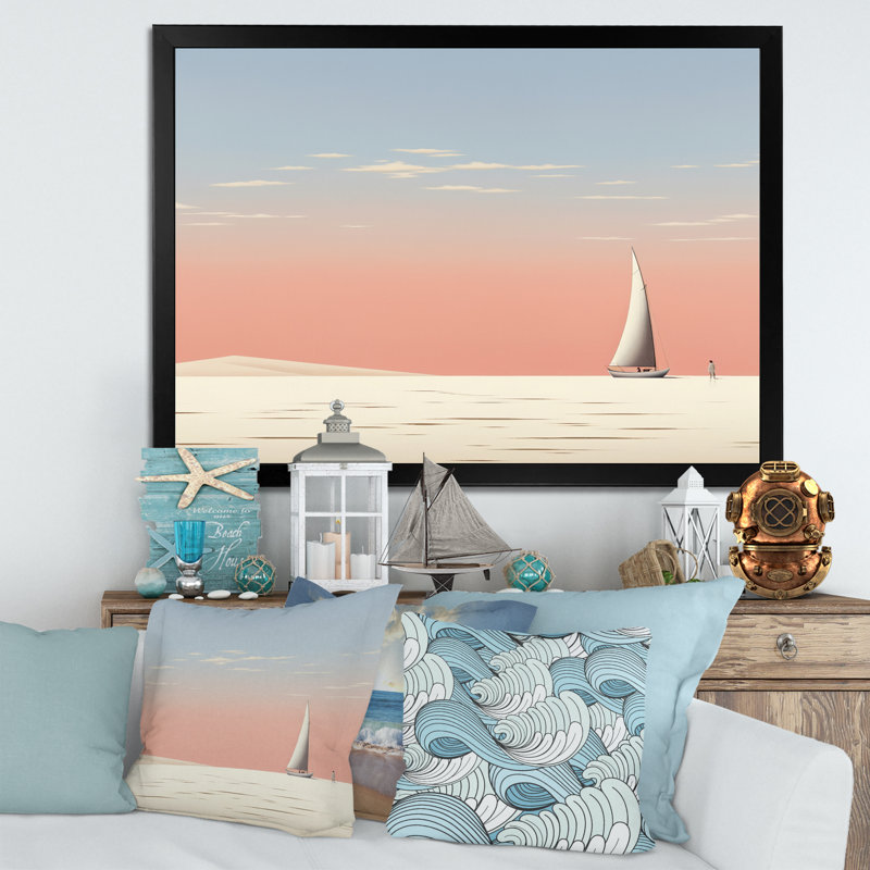 Ameetha sur toile, Cadre simple noir, H 16 po x l 32 po x P 1 po