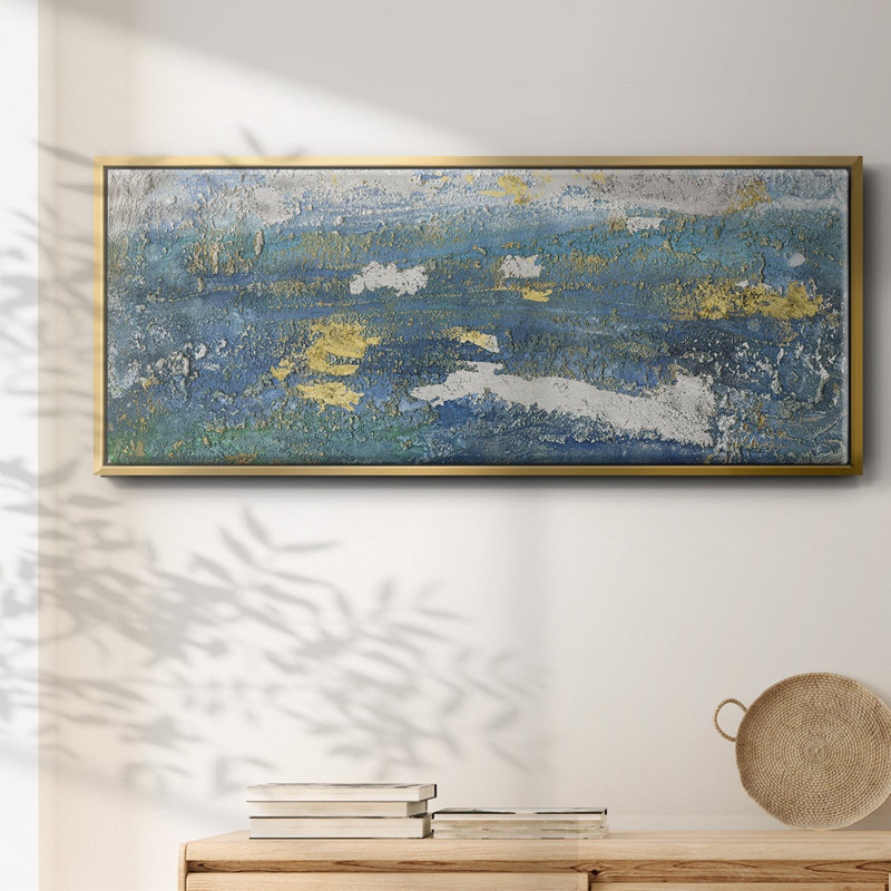 «Sparkling Sea II», toile encadrée, H 12 po x l 30 po