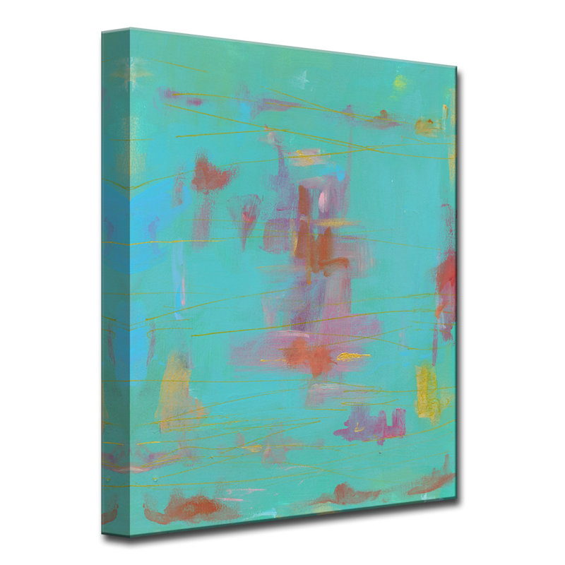 «Compatible II» par Dana McMillan, reproduction sur toile tendue, H 20 po x l 16 po x P 1,5 po